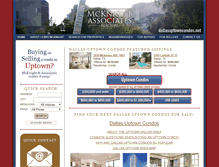 Tablet Screenshot of dallasuptowncondos.net